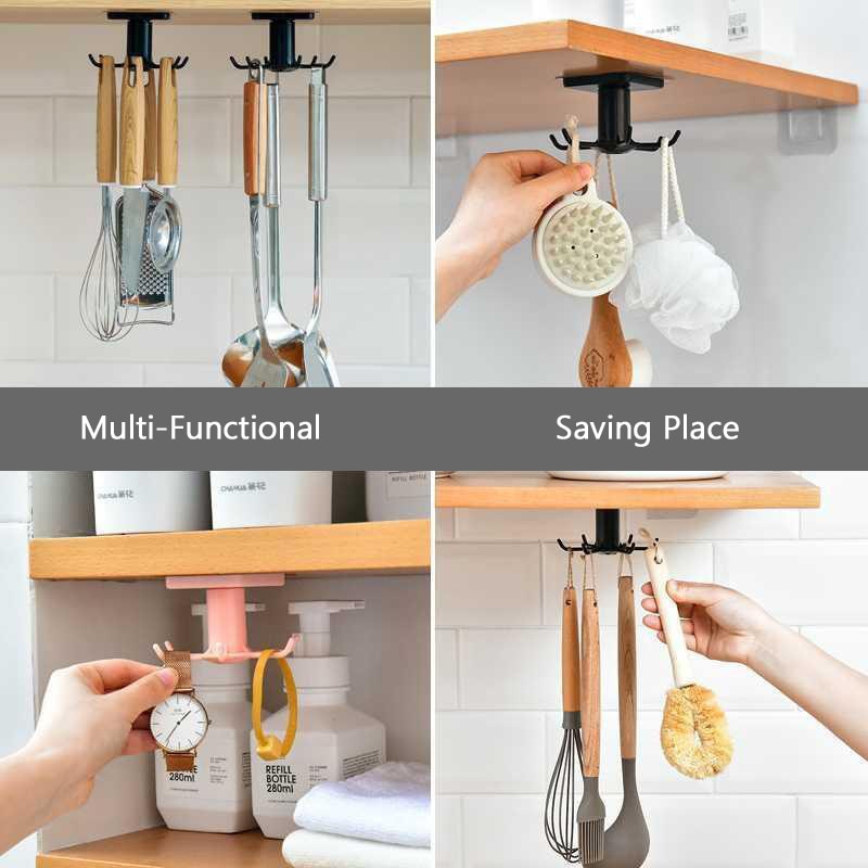 Kitchen Rotating Hook Mount